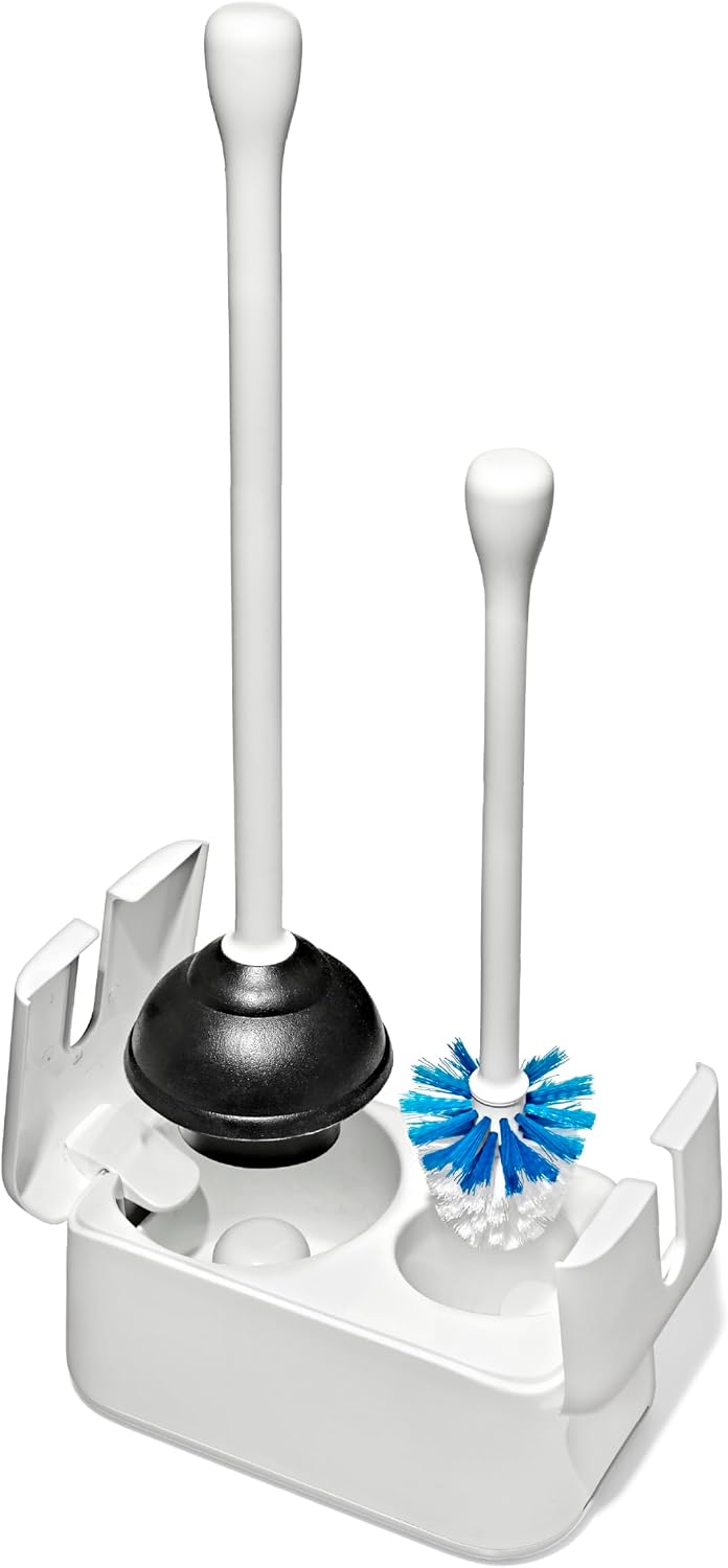 Toilet Brush Holder - Good Grips Toilet Brush & Plunger