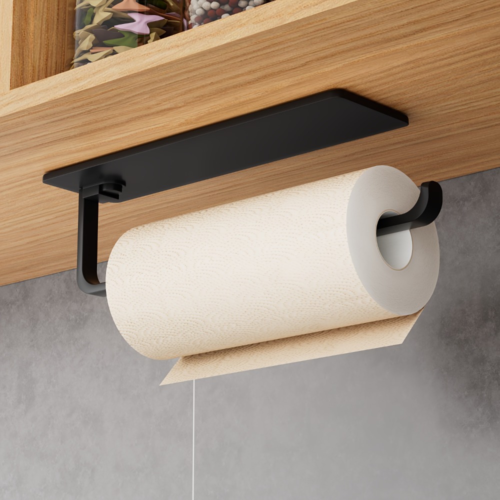 Home Bathroom Paper Towels - 1pc Kitchen Towel Holder - Hanging