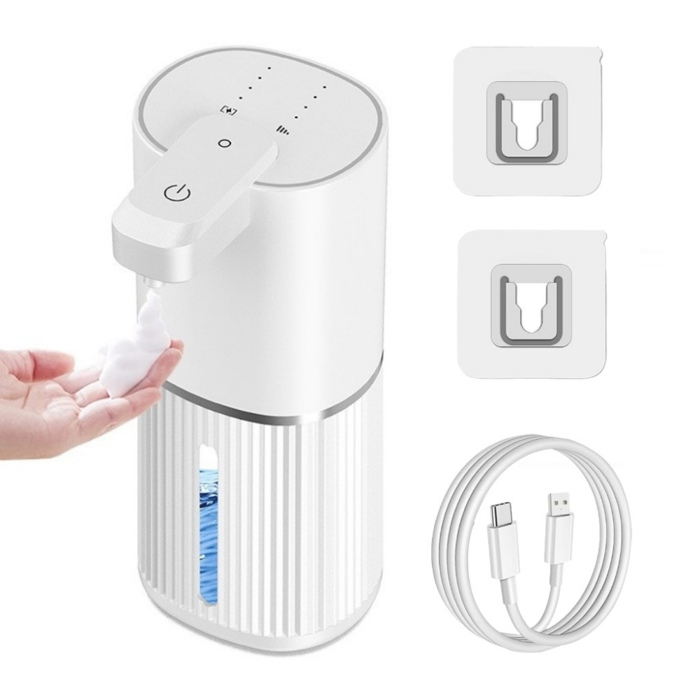 Home Bathroom Wall Soap Dispenser - Wall Mounted Touchless Automatic Foam Soap