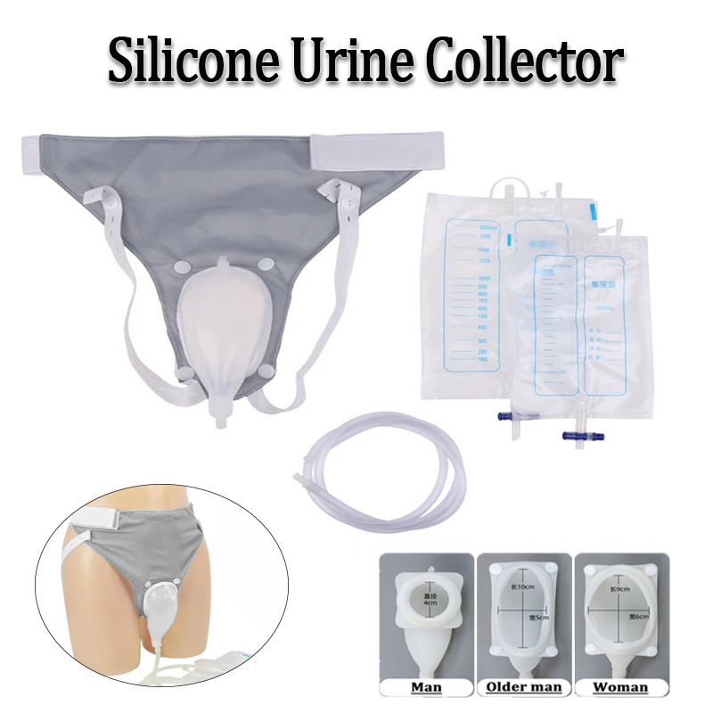 Home Bathroom With Urinal - Silicone Urine Collector Adults Urinal With