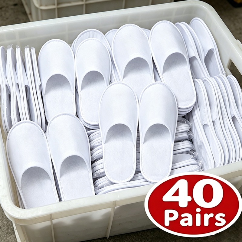 40pairs 2026 White Hotel Slipp - огляд і ціна Home Bathroom Spa