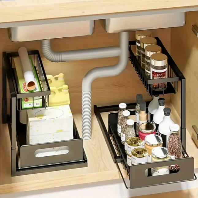 Heavy Duty Pull Out Cabinet Or - огляд і ціна Home Bathroom Organizer