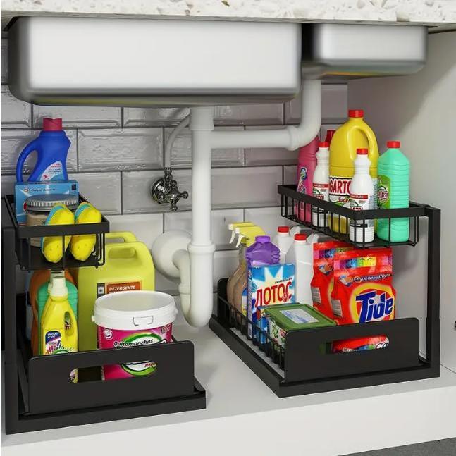 Heavy Duty Pull Out Cabinet Or - огляд і ціна Home Bathroom Organizer