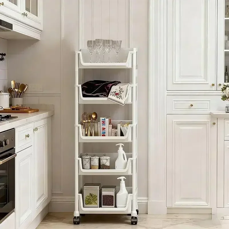 5-Tier Rolling Storage Cart wi - огляд і ціна Home Bathroom Organizer