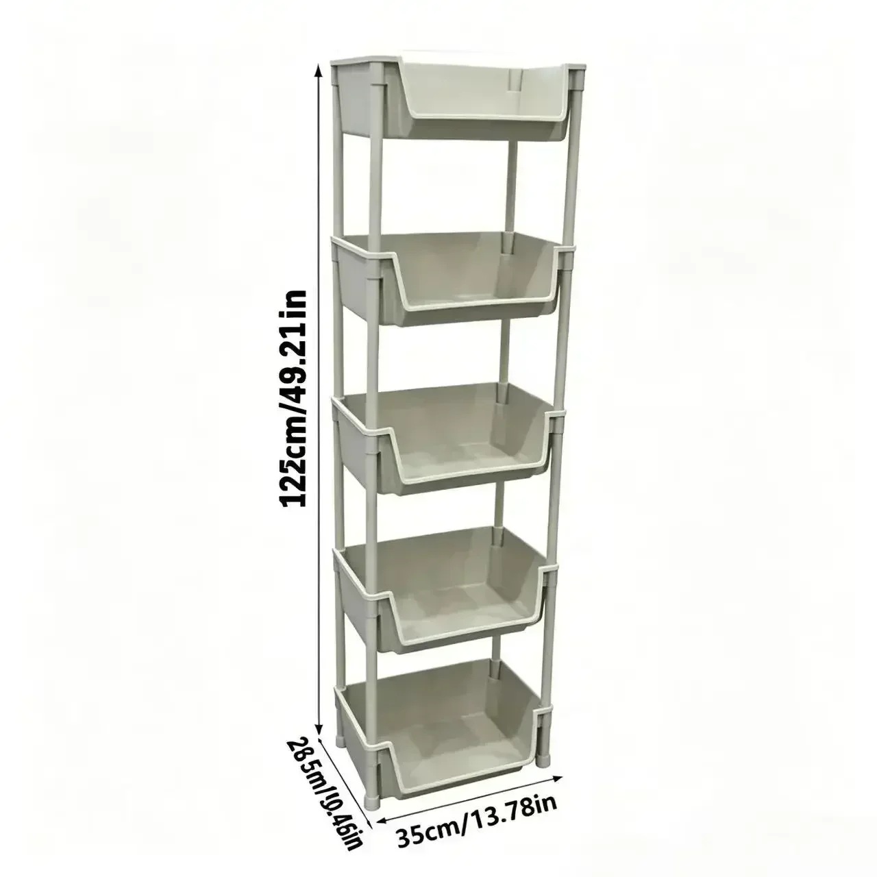 5-Tier Rolling Storage Cart wi - огляд і ціна Home Bathroom Organizer