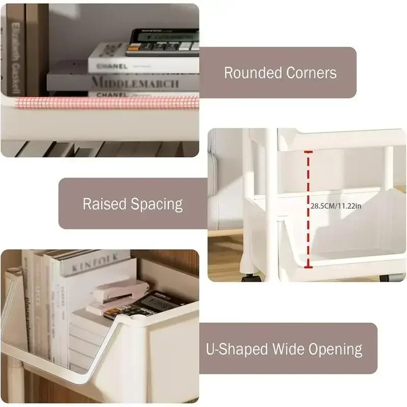 5-Tier Rolling Storage Cart wi - огляд і ціна Home Bathroom Organizer