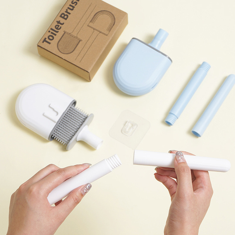 Mini Silicone Toilet Brush wit - огляд і ціна Toilet Brush Holder