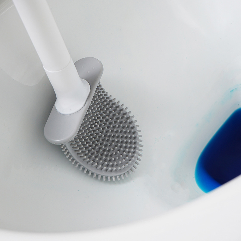 Mini Silicone Toilet Brush wit - огляд і ціна Toilet Brush Holder