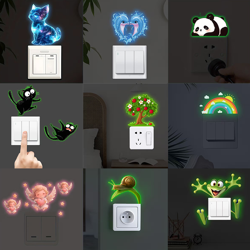 Glow-In-The-Dark Switch Sticke - огляд і ціна Jet Home Bathroom