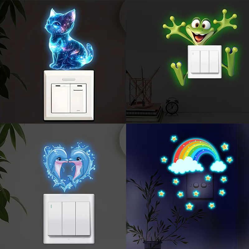 Glow-In-The-Dark Switch Sticke - огляд і ціна Jet Home Bathroom