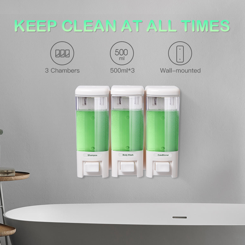 SVAVO Liquid Soap Dispenser Wa - огляд і ціна Home Bathroom Wall Soap Dispenser