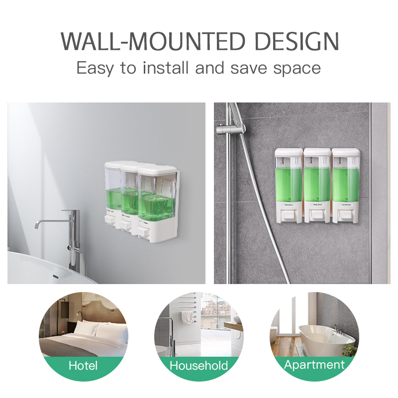 SVAVO Liquid Soap Dispenser Wa - огляд і ціна Home Bathroom Wall Soap Dispenser