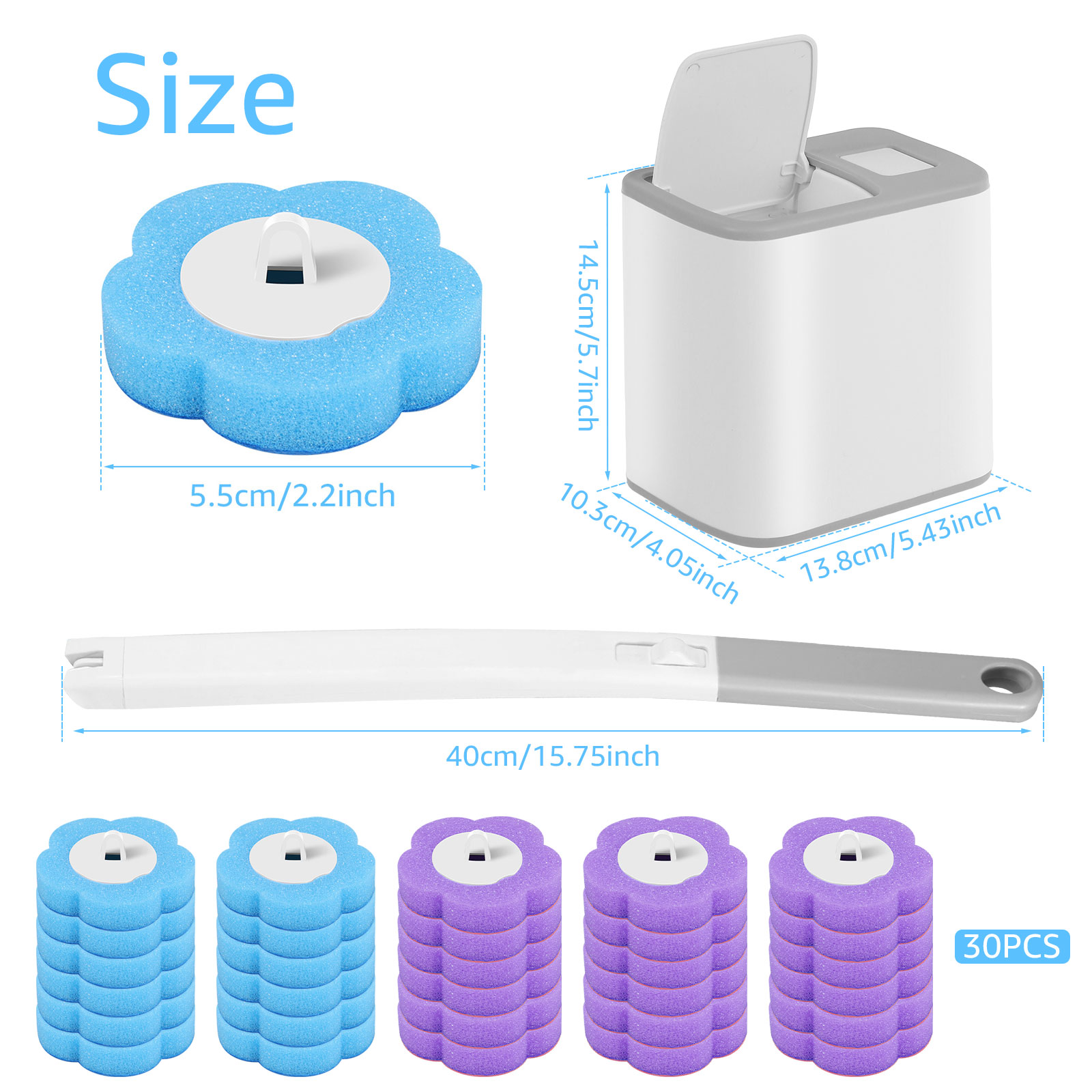 Toilet Brush and Holder Set wi - огляд і ціна Toilet Brush Holder