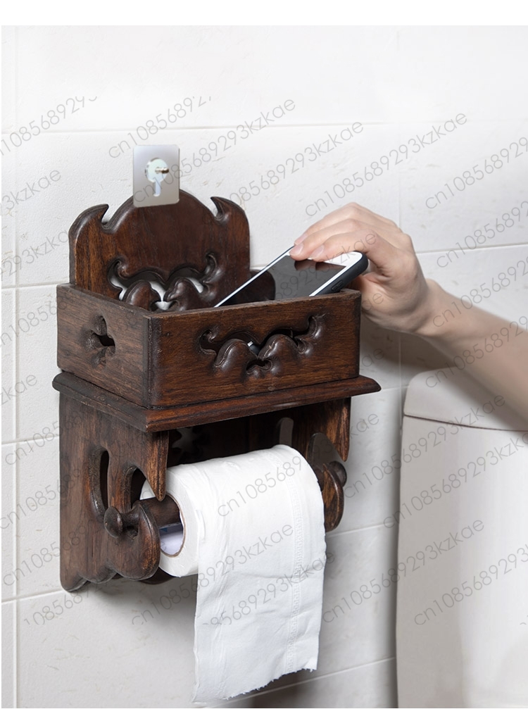 Wooden Paper Towel Holder Toil - огляд і ціна Home Bathroom Paper Towels