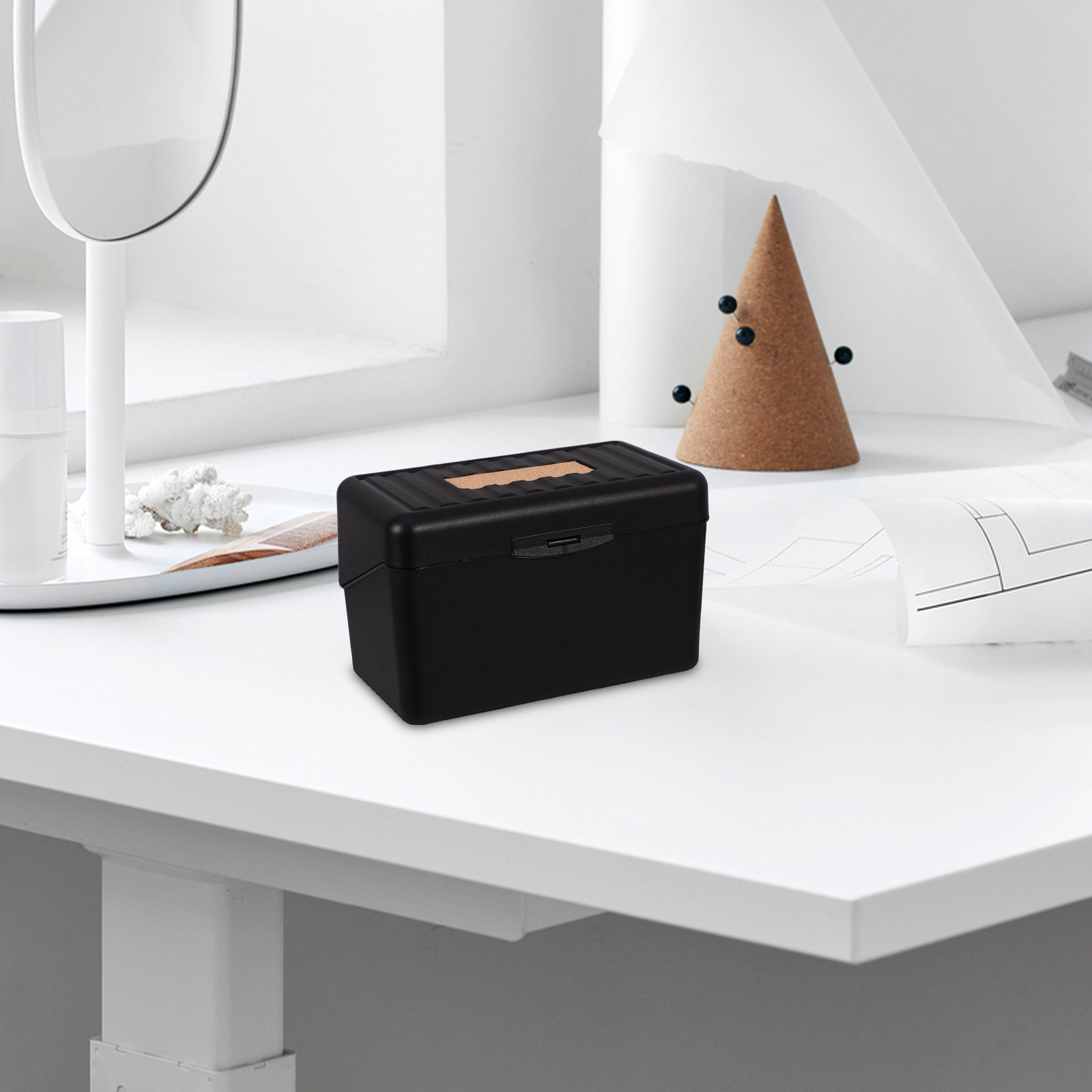 Premium Index Card Holder Box  - огляд і ціна Home Bathroom Organizer