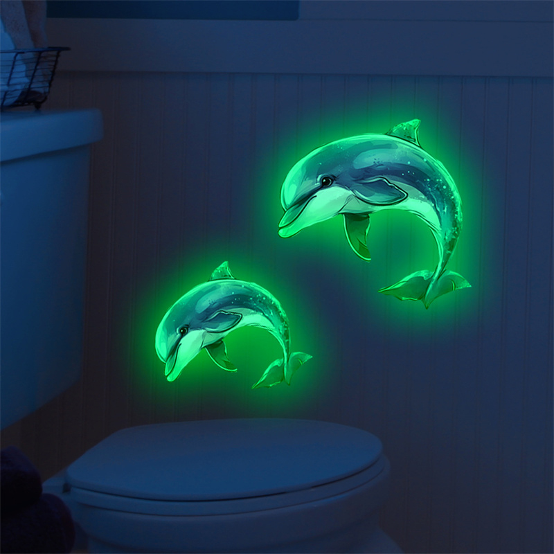 Glow-in-the-dark Dolphin Toile - огляд і ціна Jet Home Bathroom