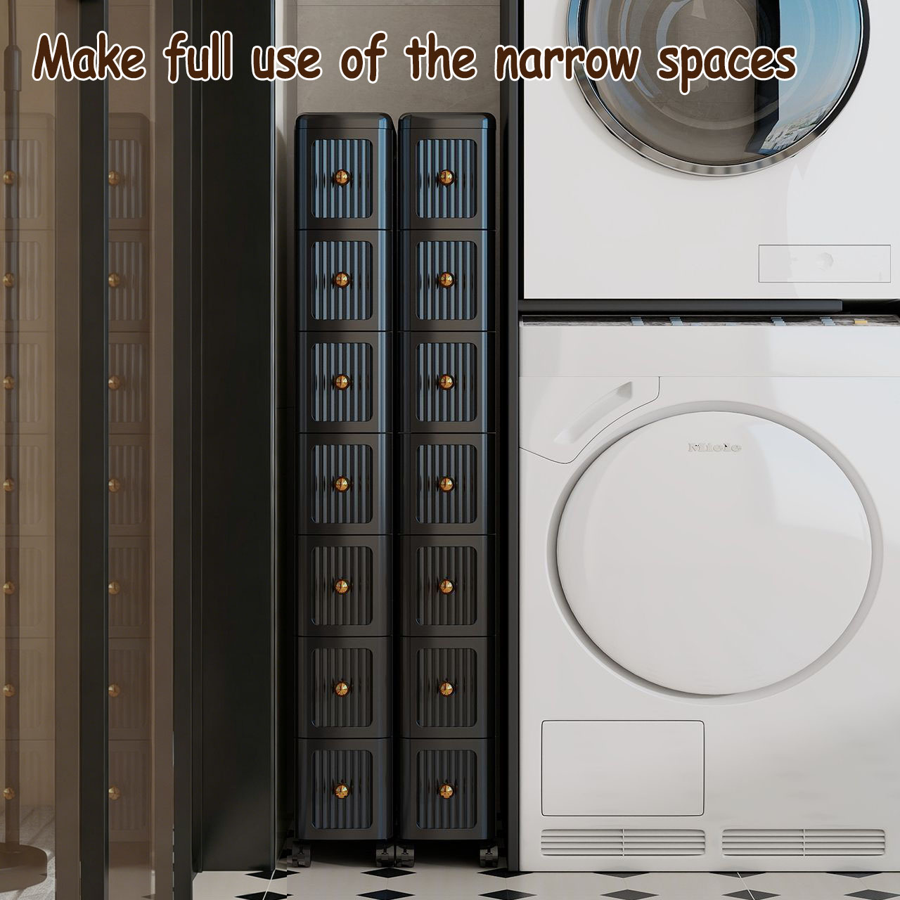 15CM Narrow Gap Drawer Storage - огляд і ціна Home Bathroom Organizer