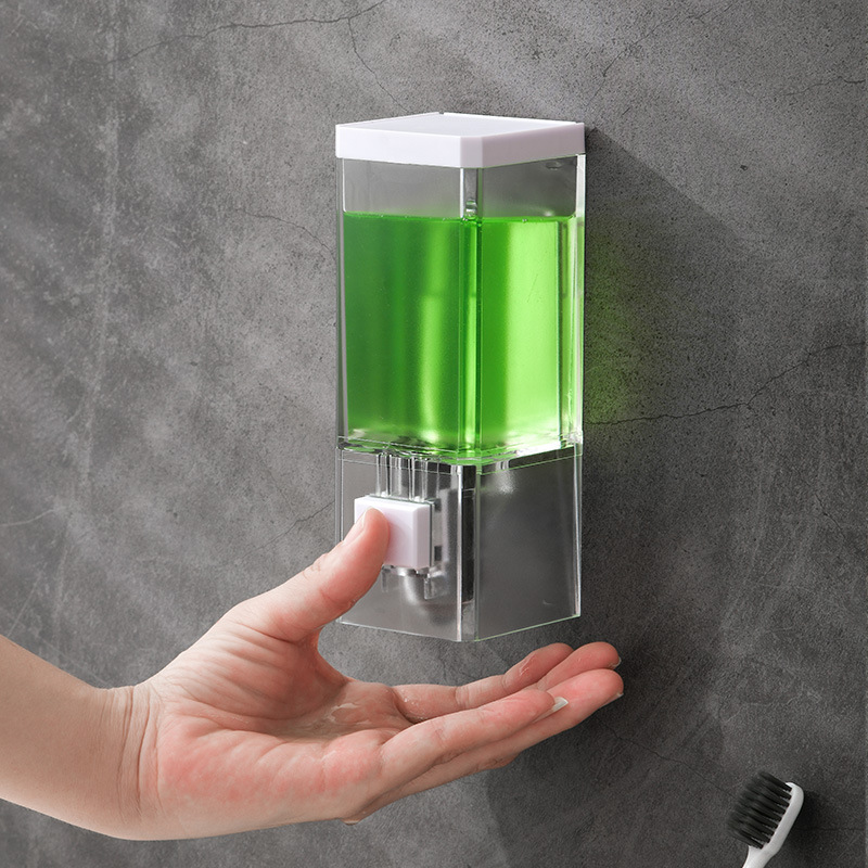 New Home Transparent Wall Moun - огляд і ціна Home Bathroom Wall Soap Dispenser