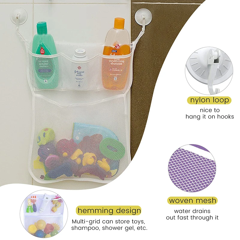 Baby Shower Bath Toys White Ba - огляд і ціна Home Bathroom Organizer