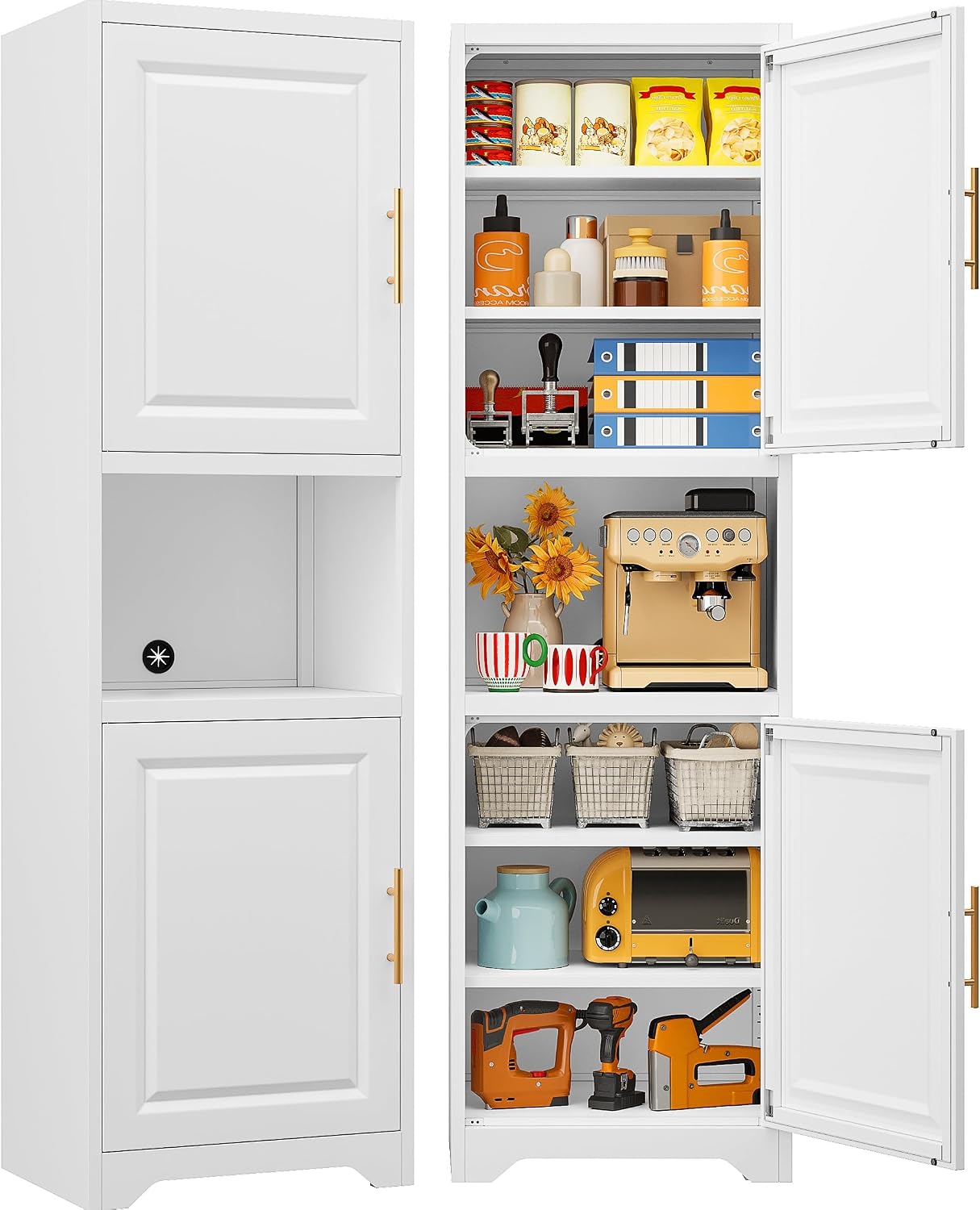67 Inch Tall Narrow Storage Ca - огляд і ціна Home Bathroom Organizer
