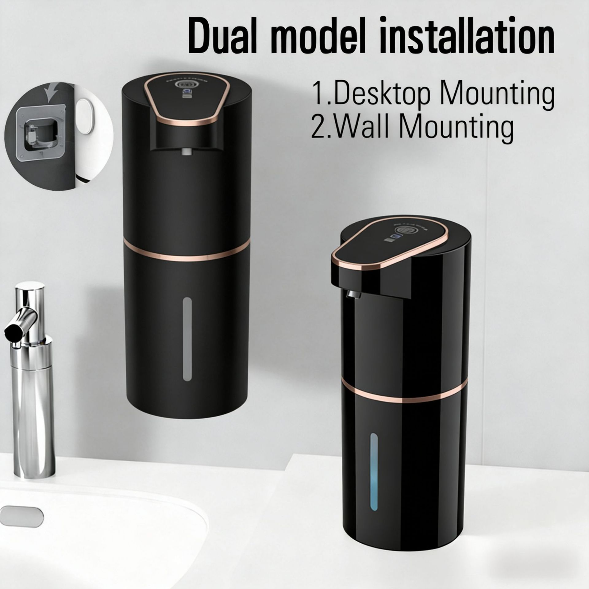 Electric Soap Dispenser Automa - огляд і ціна Home Bathroom Wall Soap Dispenser