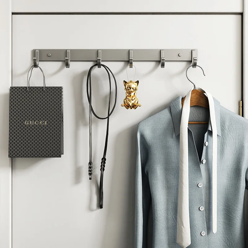 Aluminum Wall Hook Rack – No-D - огляд і ціна Home Bathroom Organizer