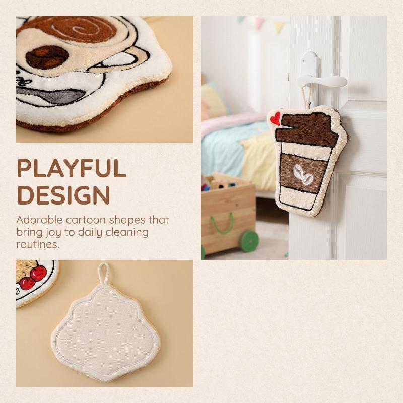 Quick Dry Absorbent Coffee Han - огляд і ціна Jet Home Bathroom