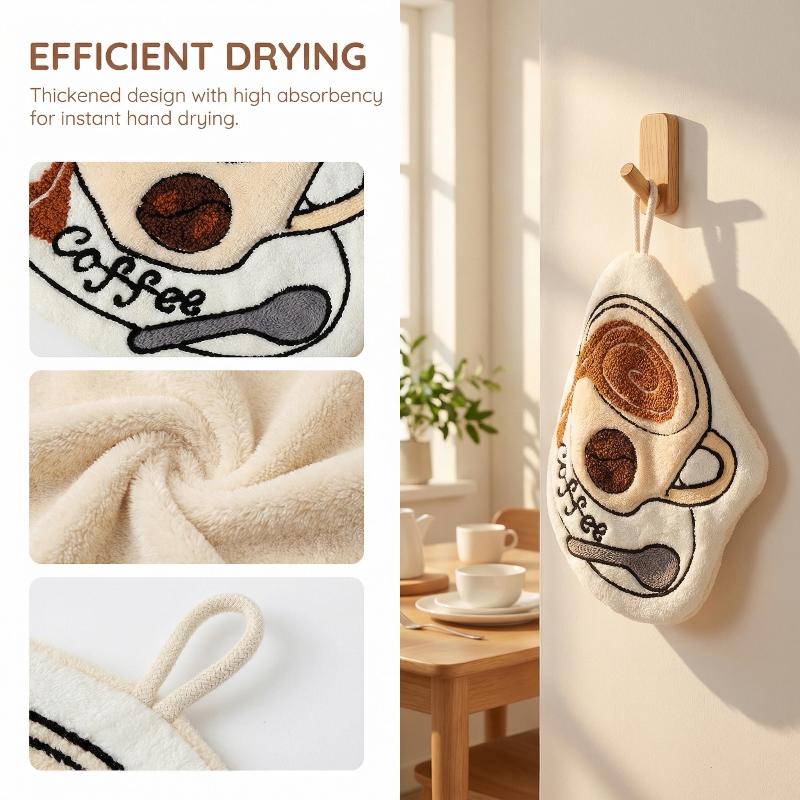 Quick Dry Absorbent Coffee Han - огляд і ціна Jet Home Bathroom