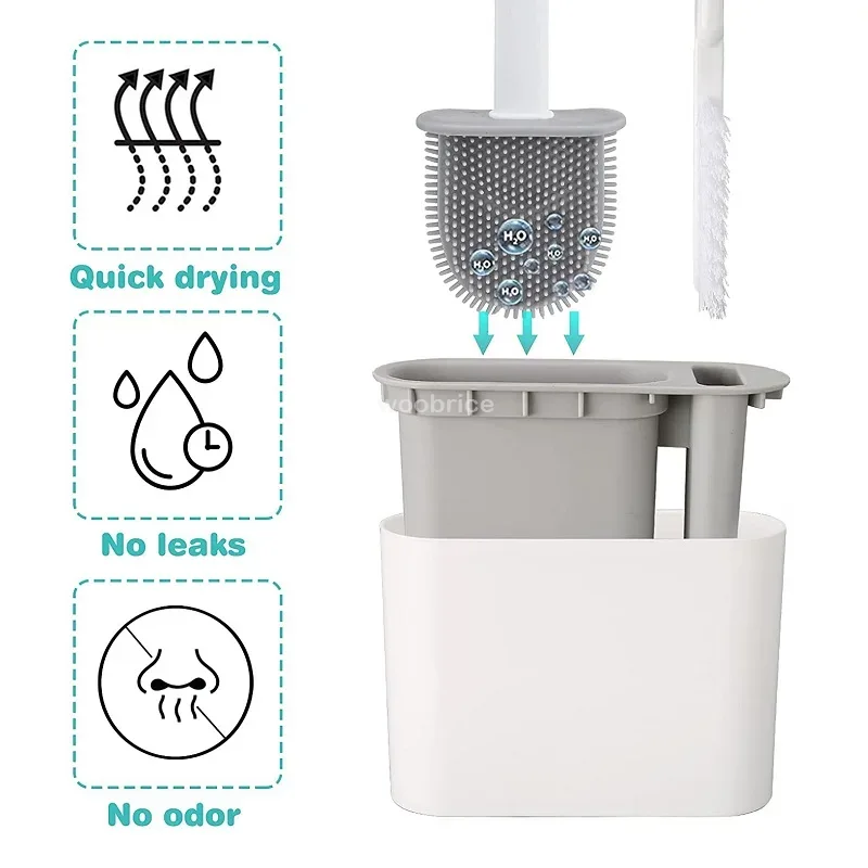 Wall Hanging Toilet Brush with - огляд і ціна Toilet Brush Holder