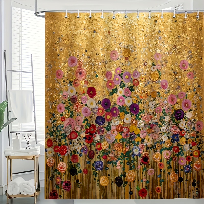 Luxury Gold Floral Print Showe - огляд і ціна Home Bathroom Spa
