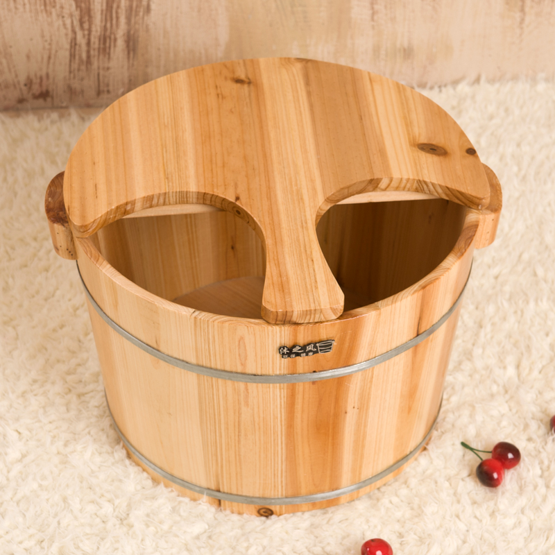 Wood Foot Soaking Tub Deep Ins - огляд і ціна Home Bathroom Spa